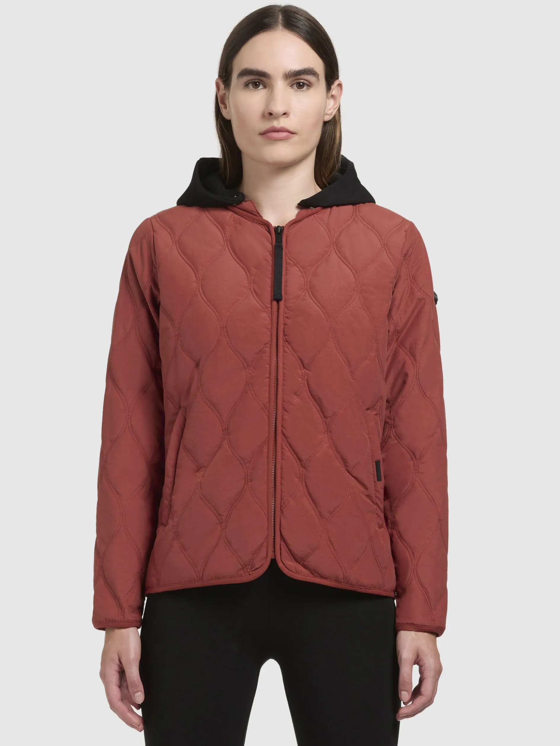 Jacke MALAR Rotbraun