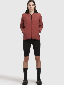Jacke MALAR Rotbraun