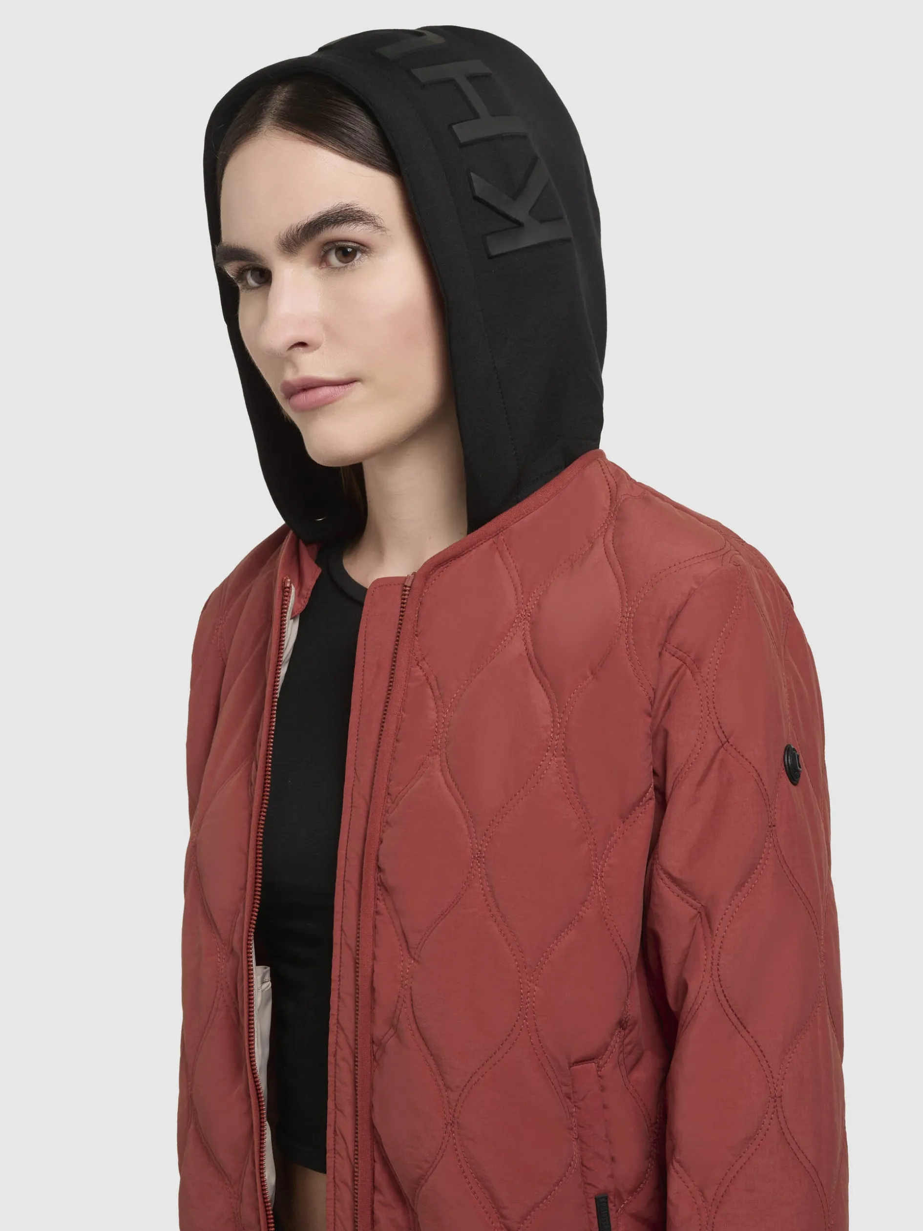 Jacke MALAR Rotbraun