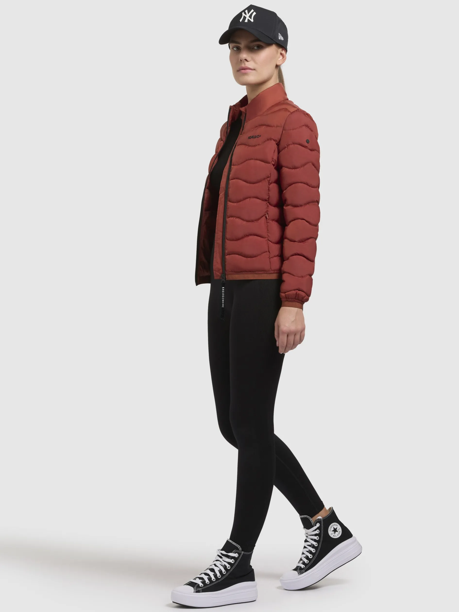 Jacke MERL Rotbraun