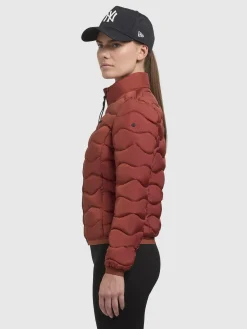 Jacke MERL Rotbraun