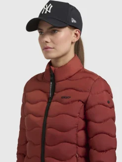 Jacke MERL Rotbraun