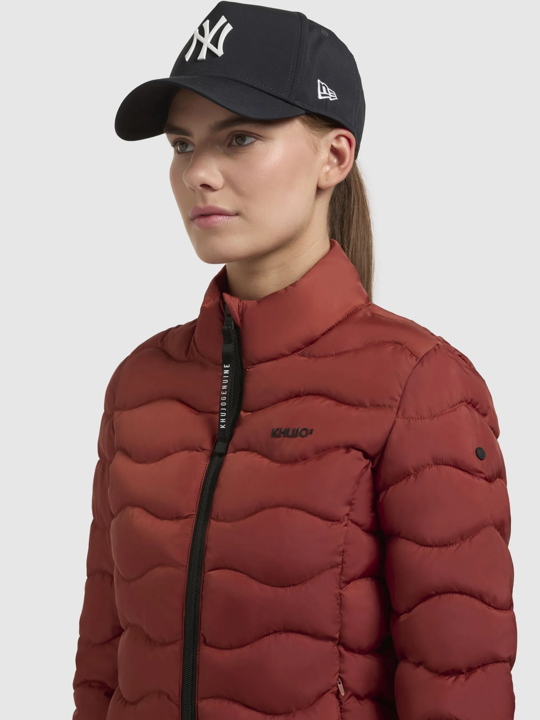 Jacke MERL Rotbraun