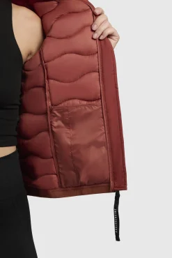 Jacke MERL Rotbraun