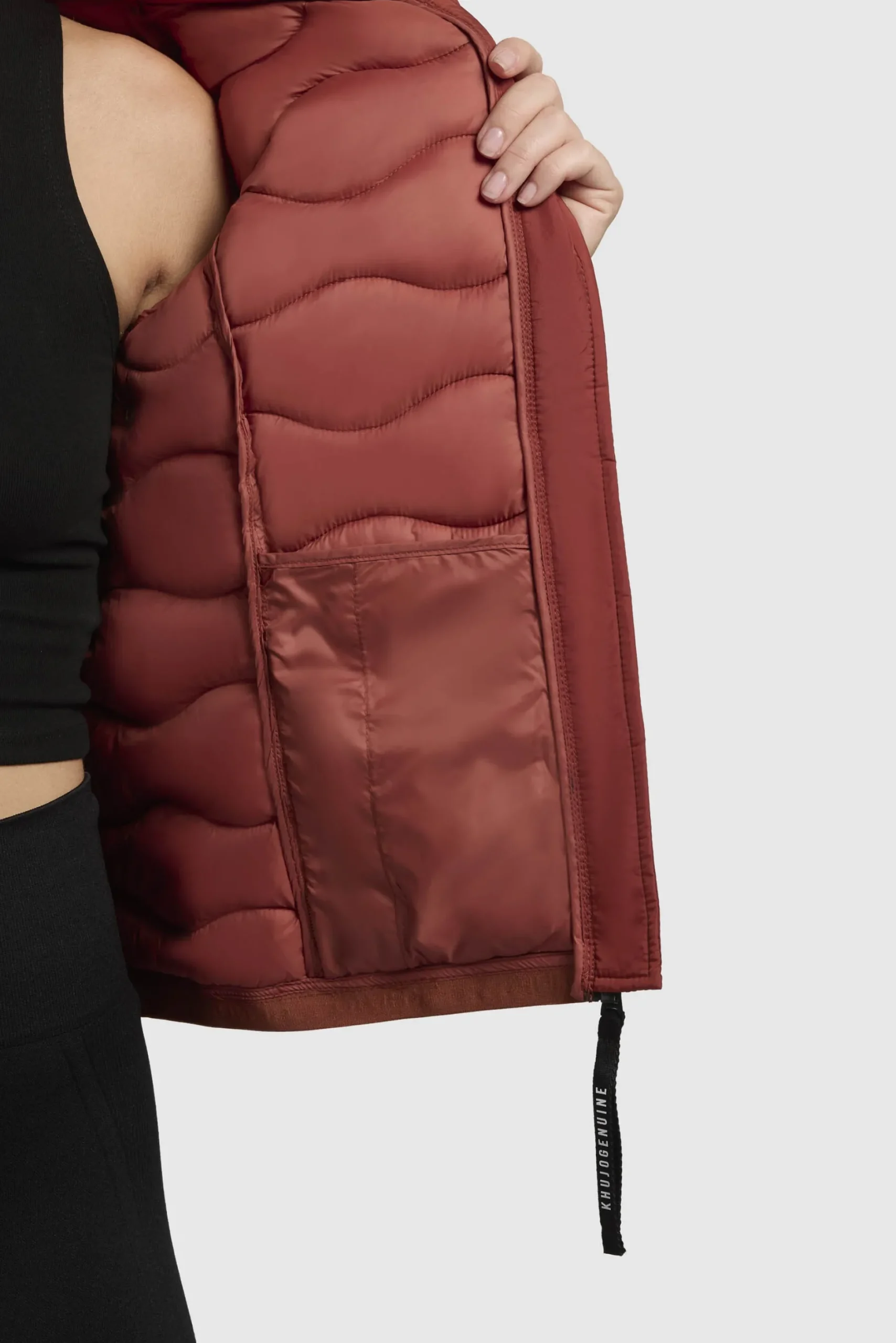 Jacke MERL Rotbraun