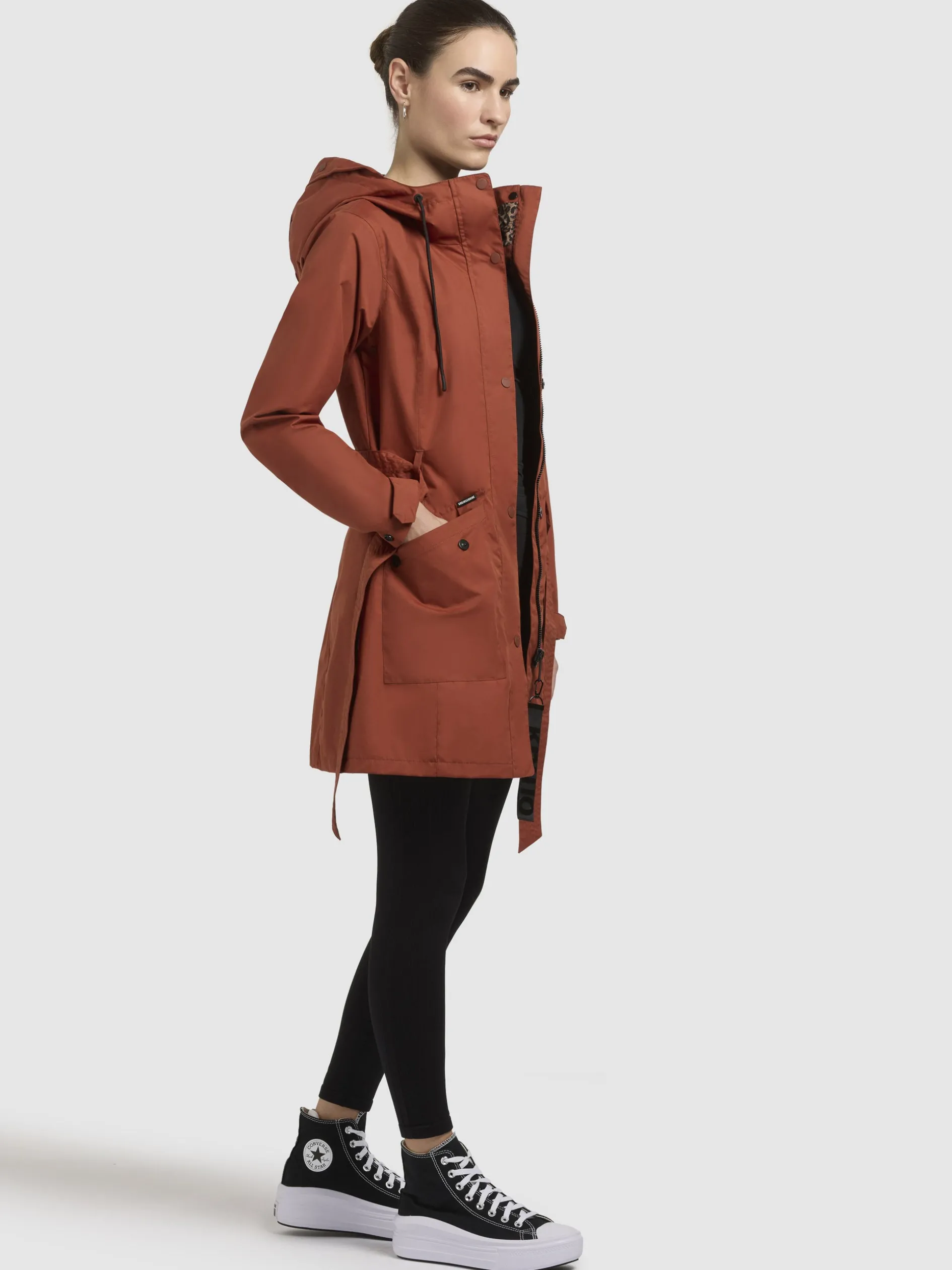 Jacke MOSTI Rotbraun