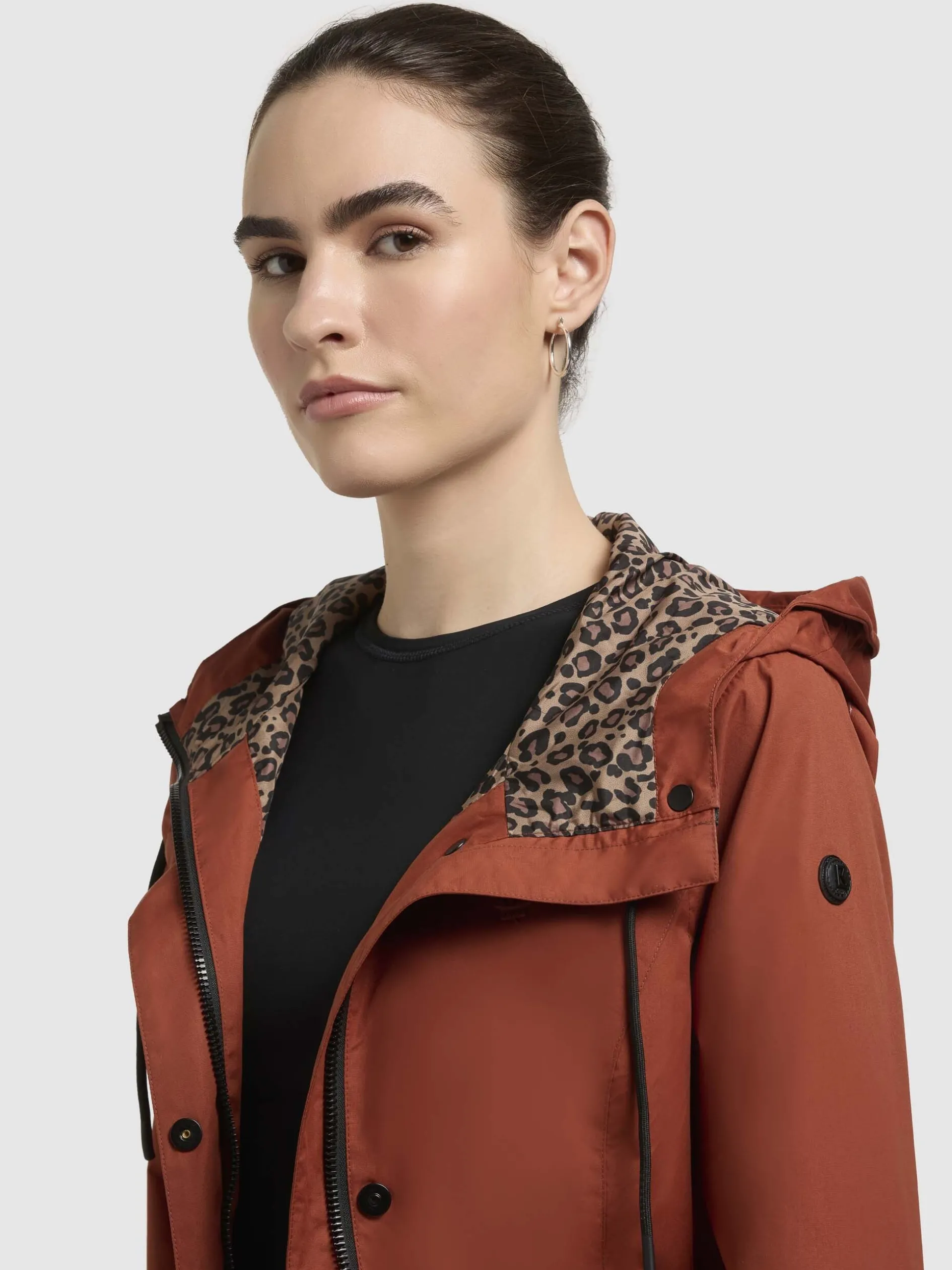 Jacke MOSTI Rotbraun