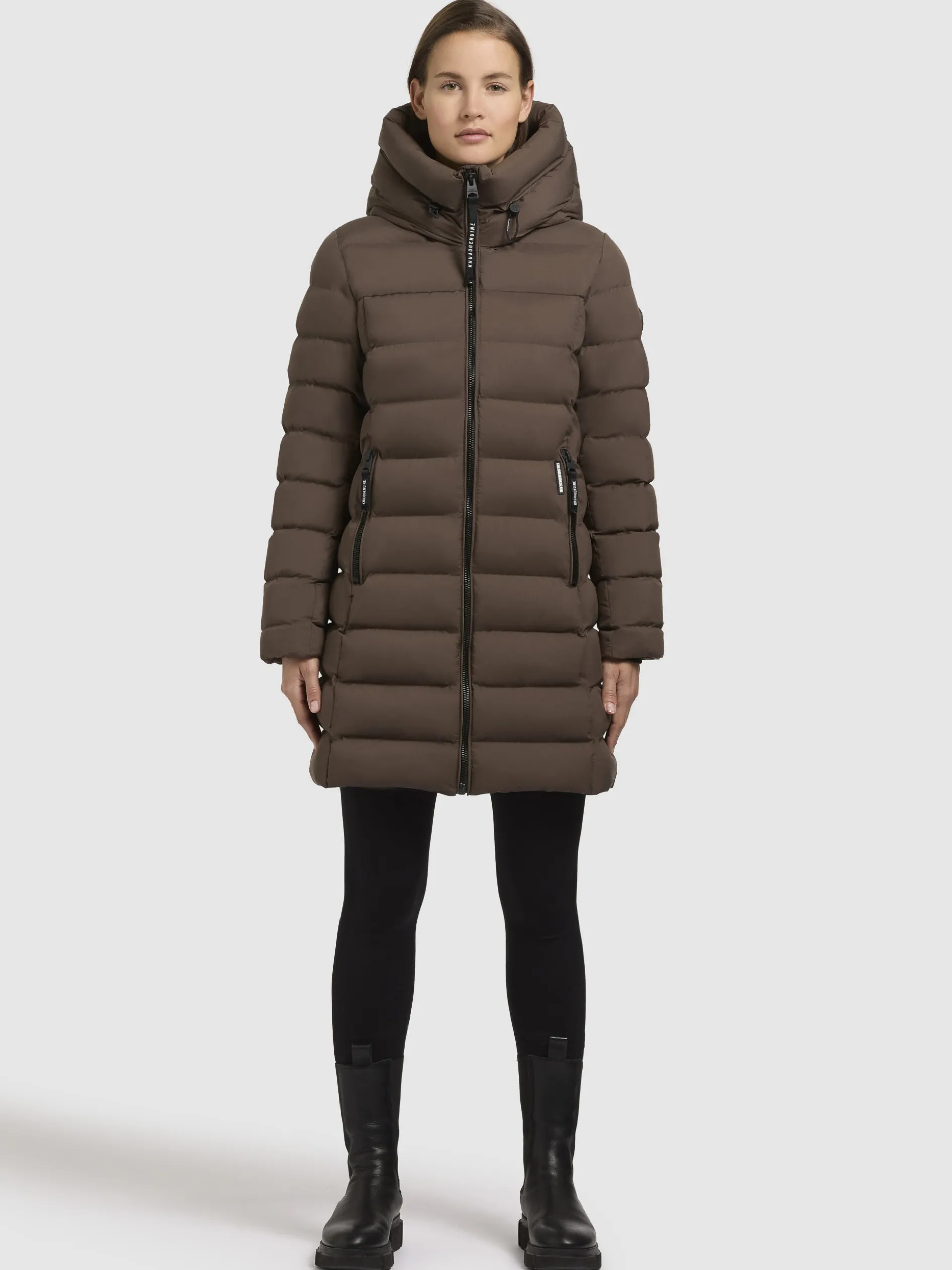 Jacke NEKAR Taupe dunkel
