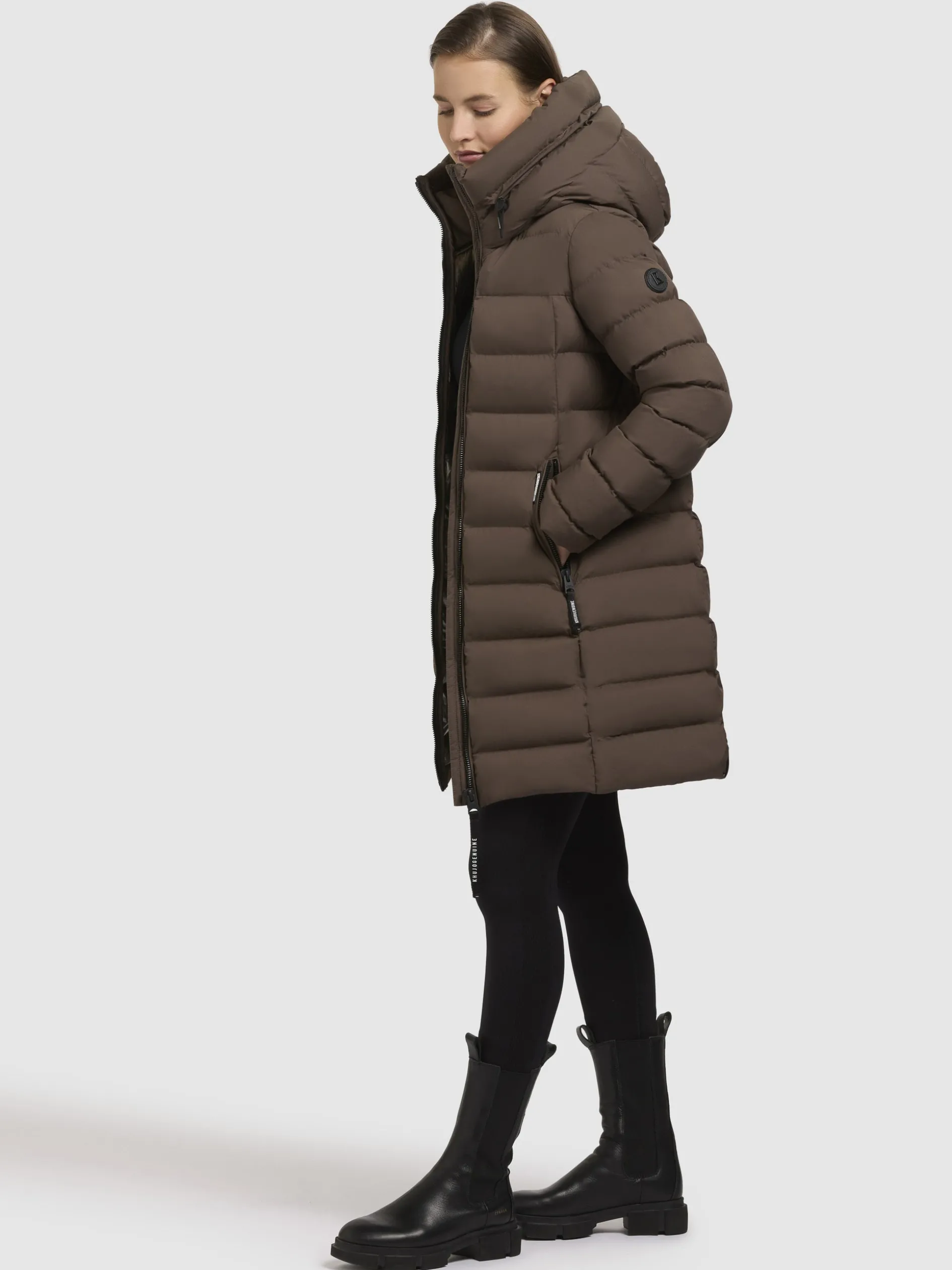 Jacke NEKAR Taupe dunkel
