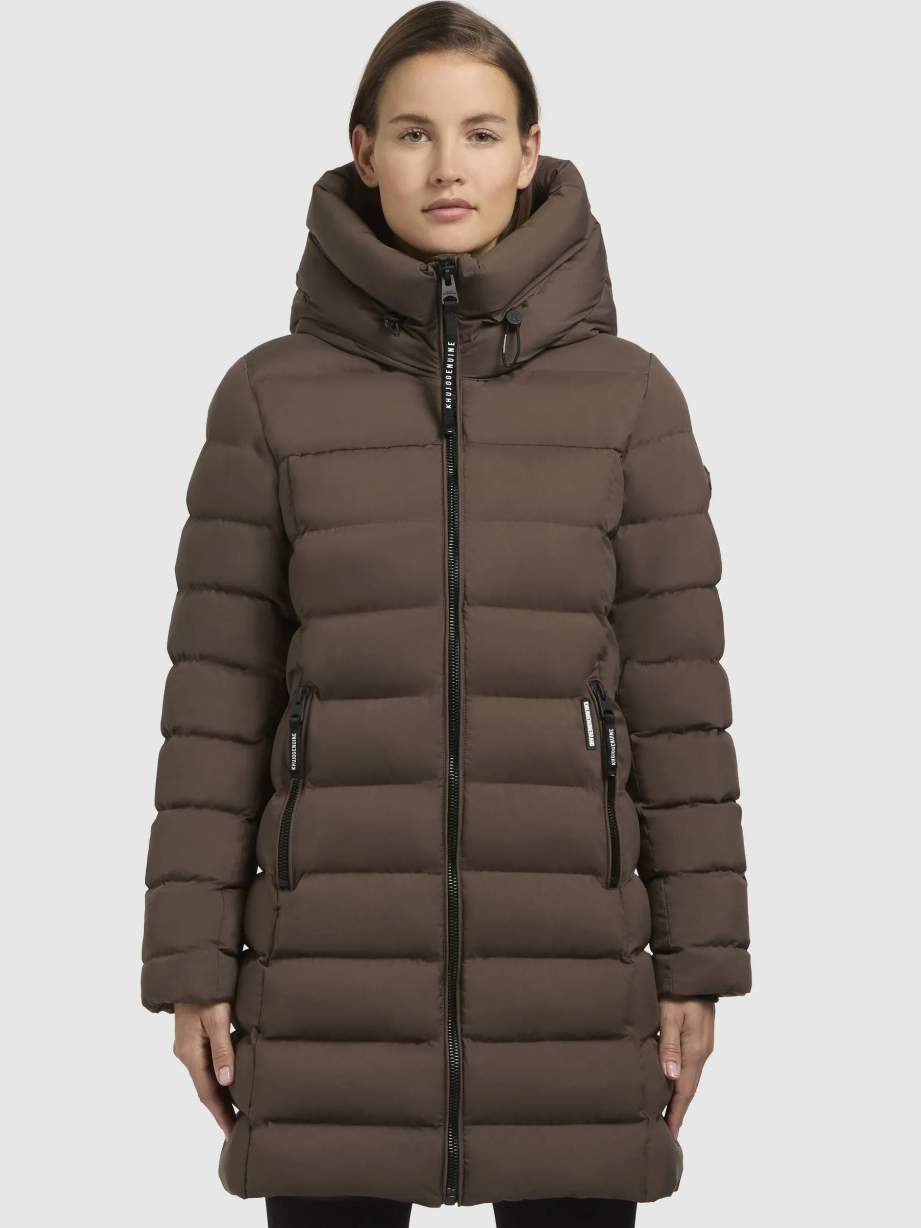 Jacke NEKAR Taupe dunkel