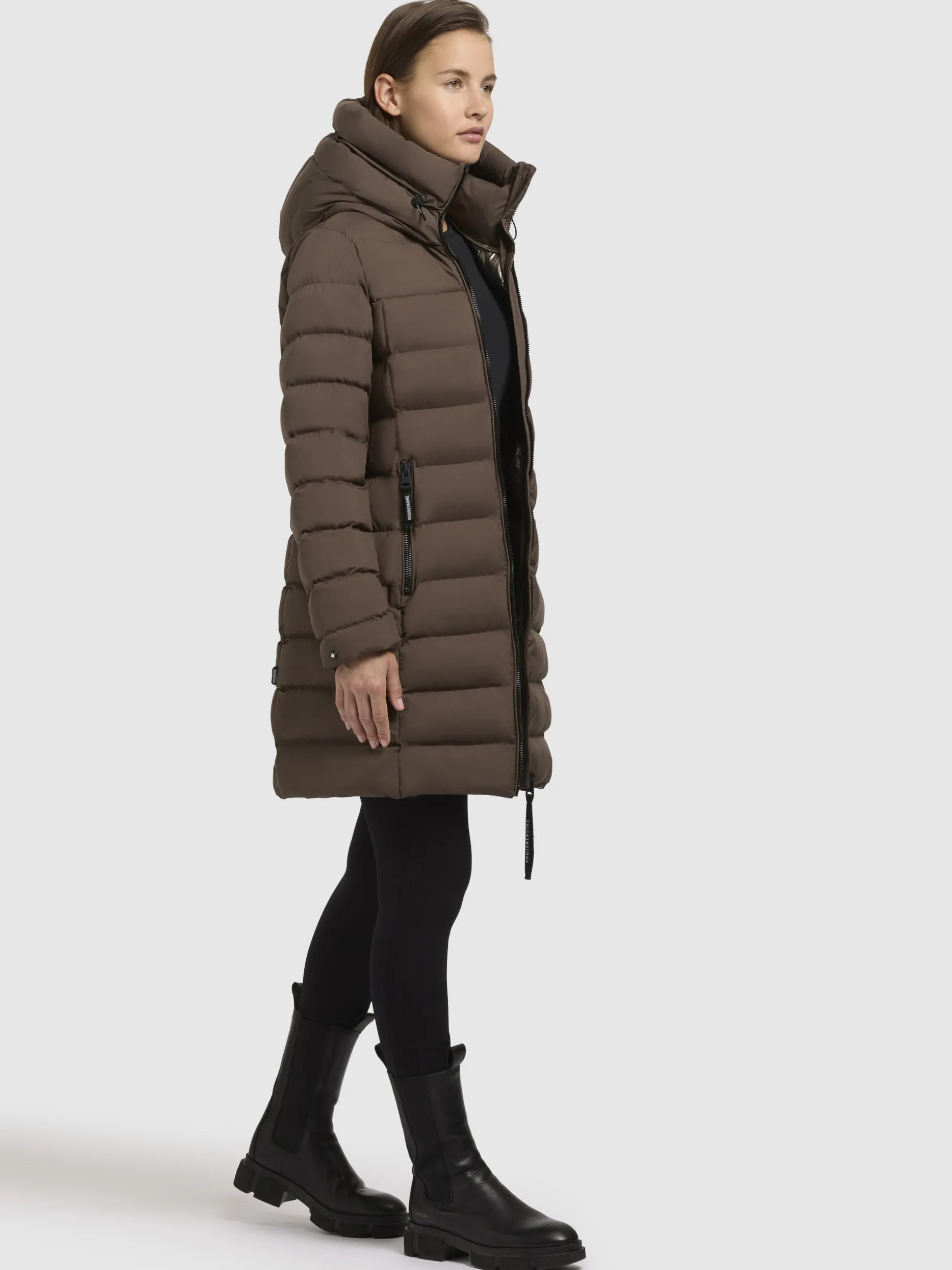 Jacke NEKAR Taupe dunkel