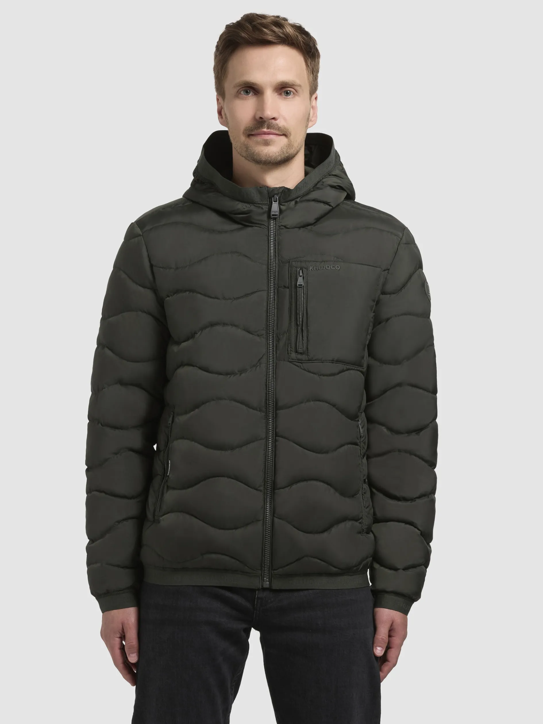 Jacke OMER Dunkelgrün