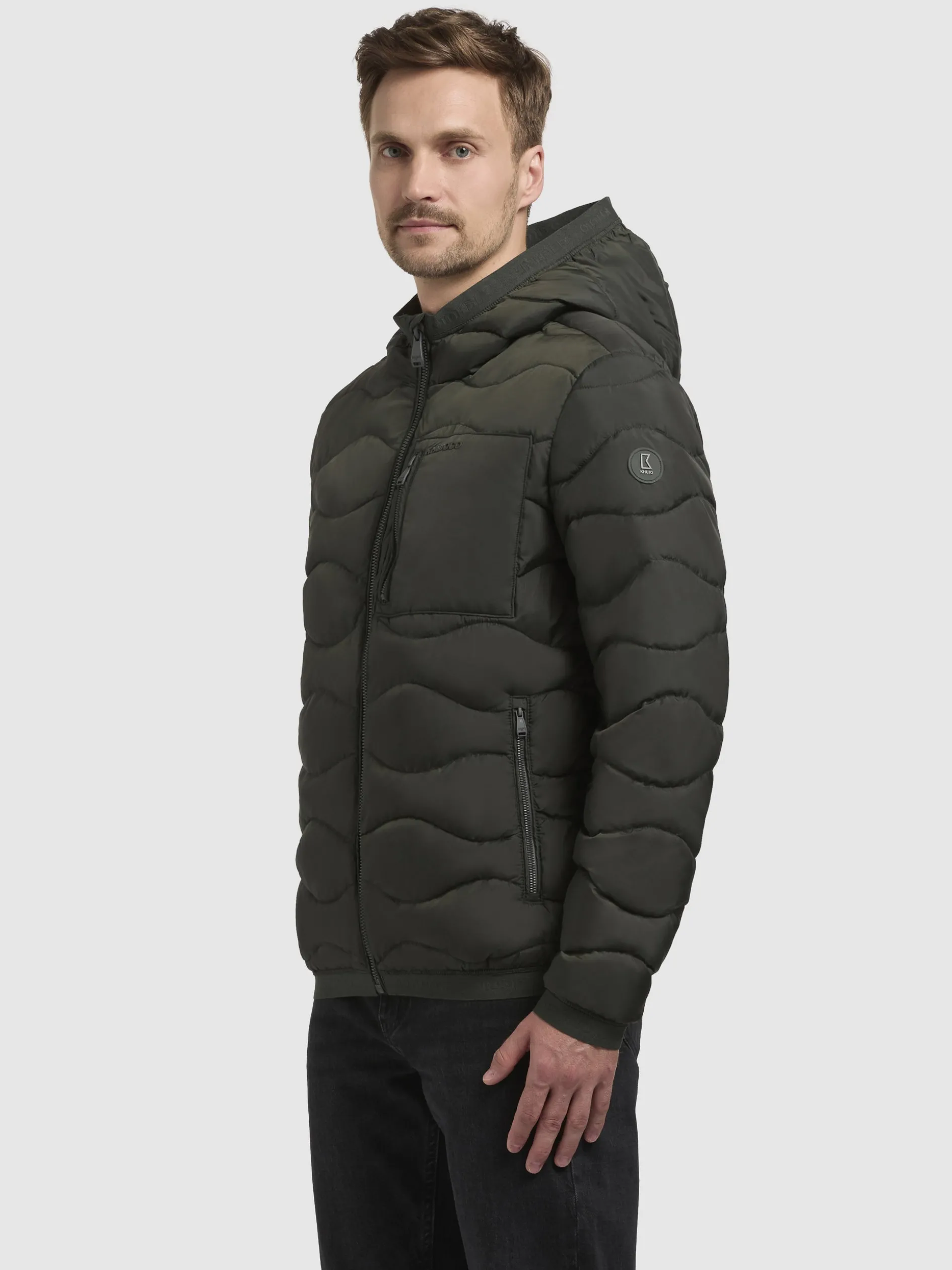 Jacke OMER Dunkelgrün