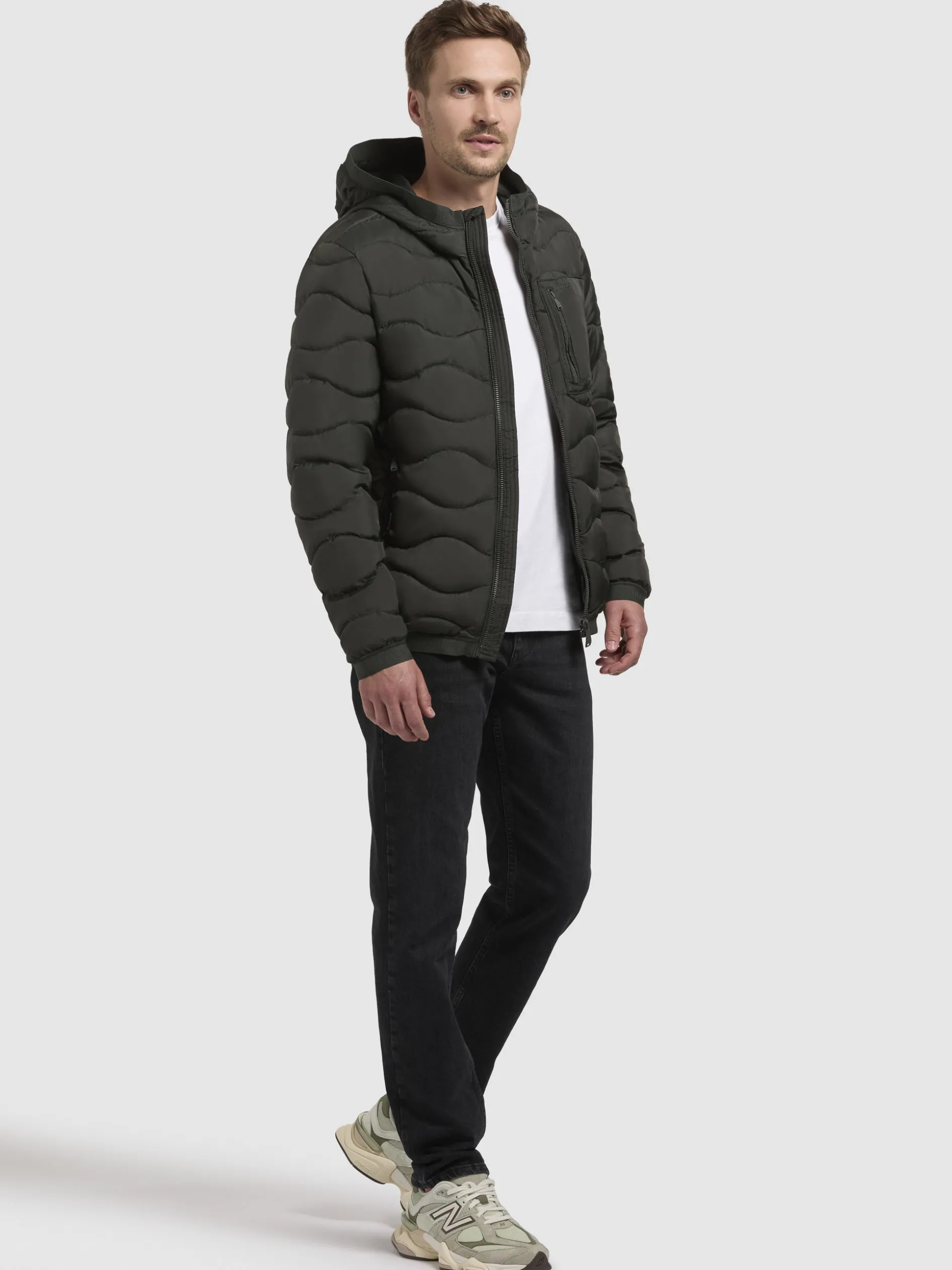 Jacke OMER Dunkelgrün