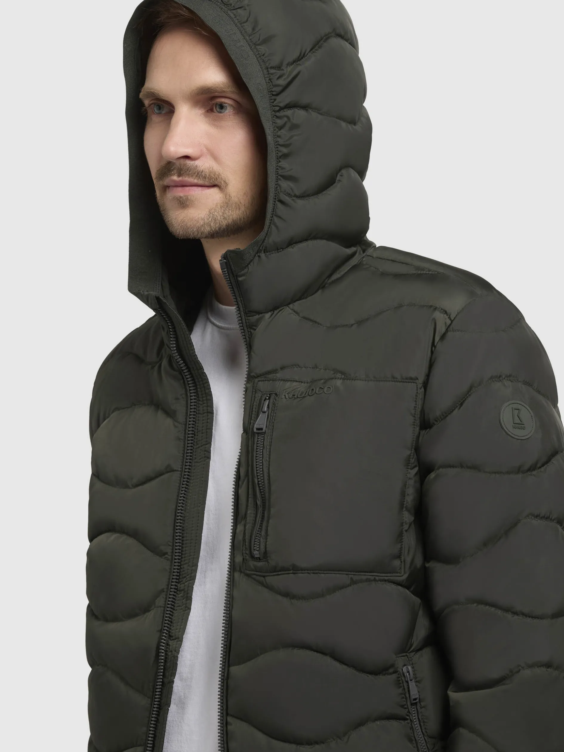 Jacke OMER Dunkelgrün