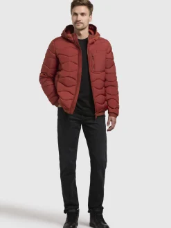Jacke OMER Rotbraun