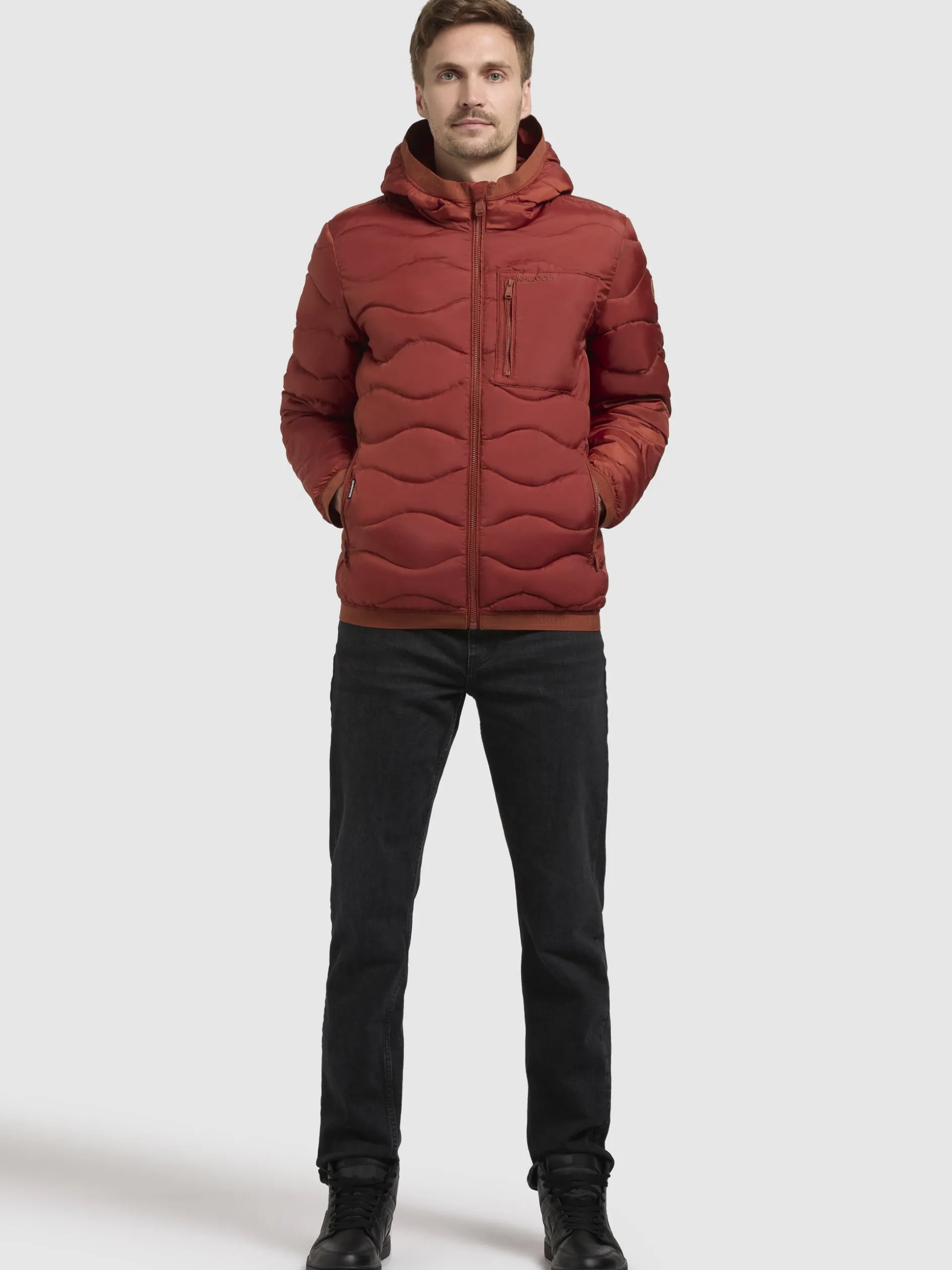 Jacke OMER Rotbraun