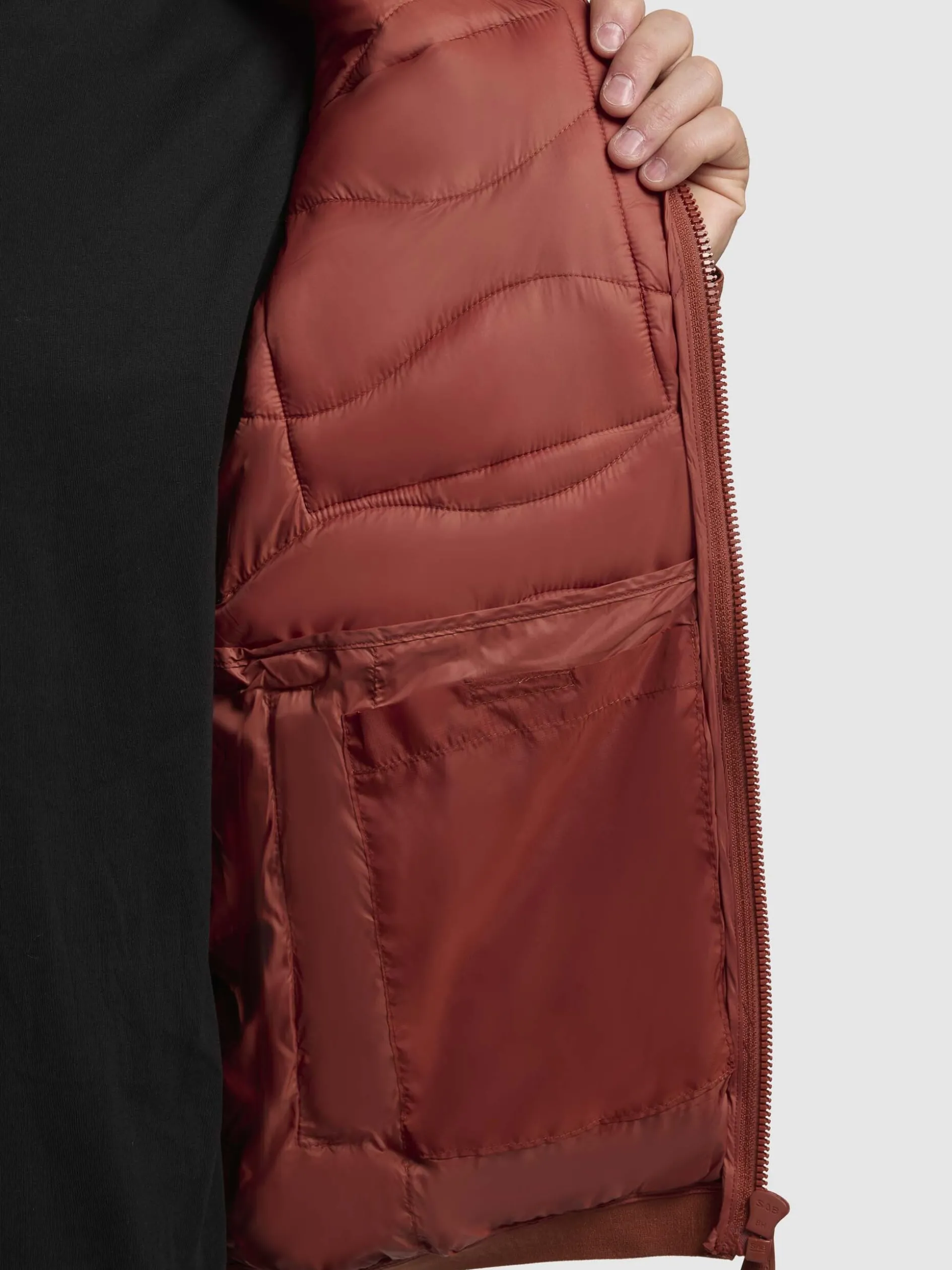 Jacke OMER Rotbraun