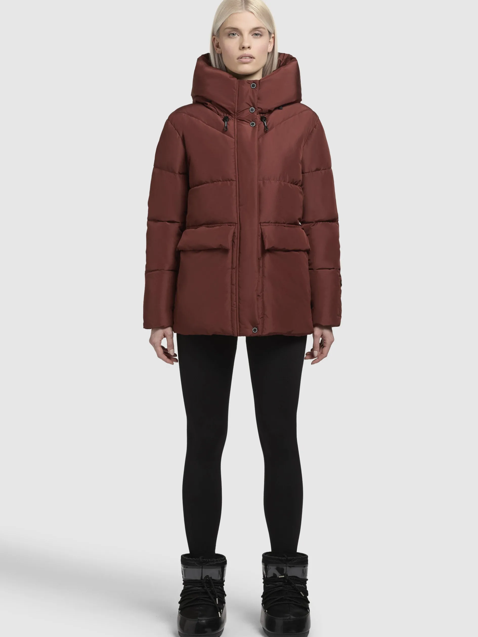 Jacke ORA Dunkelrot