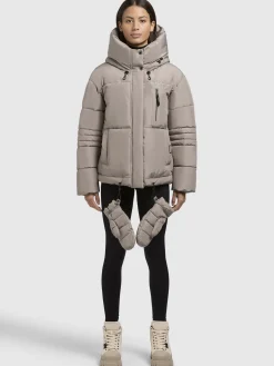 Jacke PEEKE Graubeige
