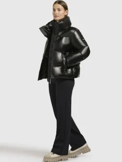 Jacke RINJA SHINY Dunkelgrau