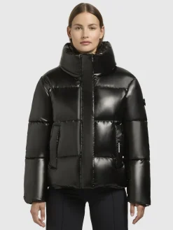 Jacke RINJA SHINY Dunkelgrau