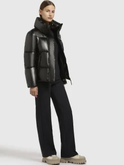 Jacke RINJA SHINY Dunkelgrau