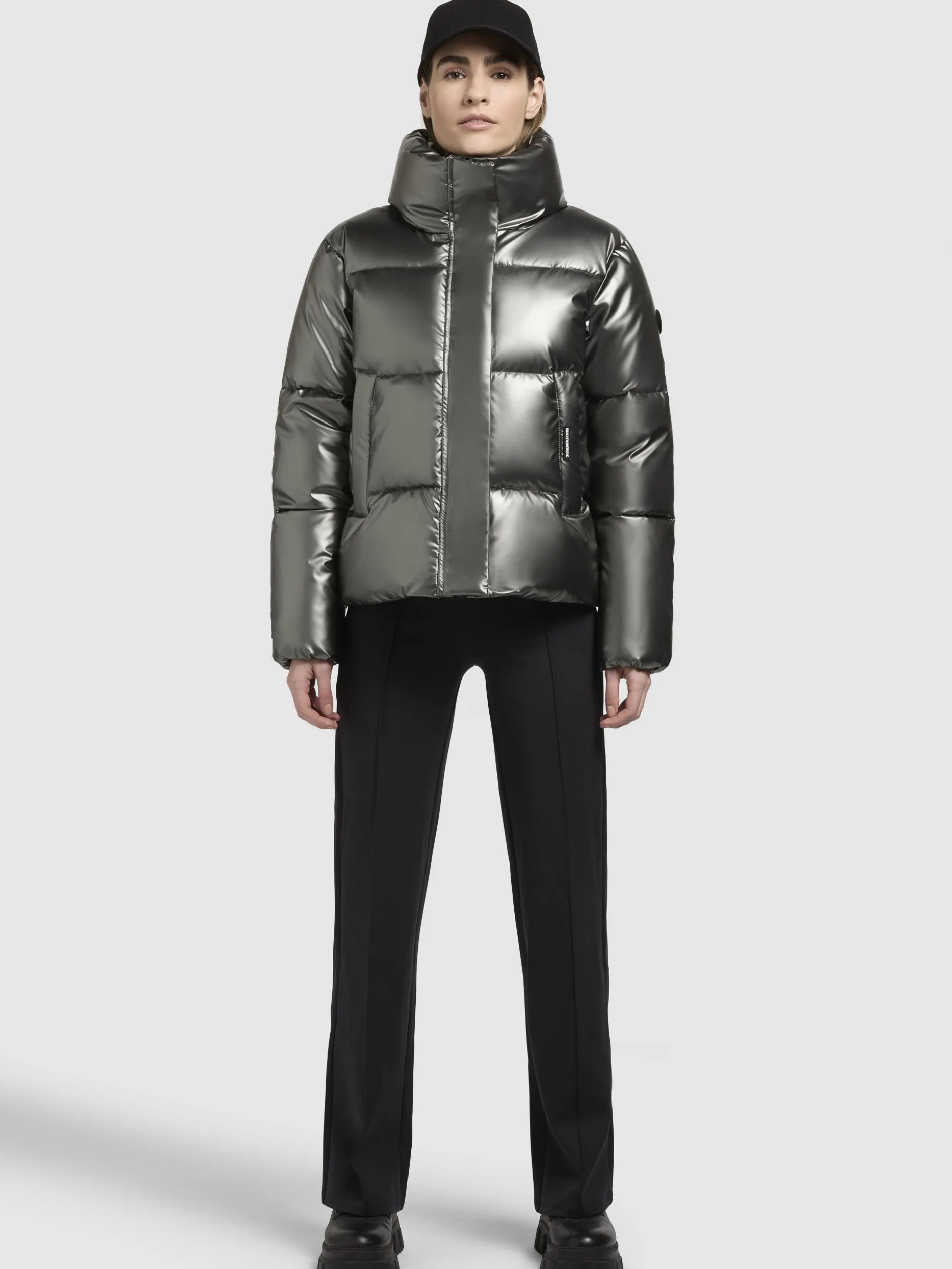 Jacke RINJA SHINY Grau