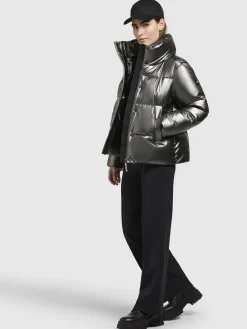 Jacke RINJA SHINY Grau