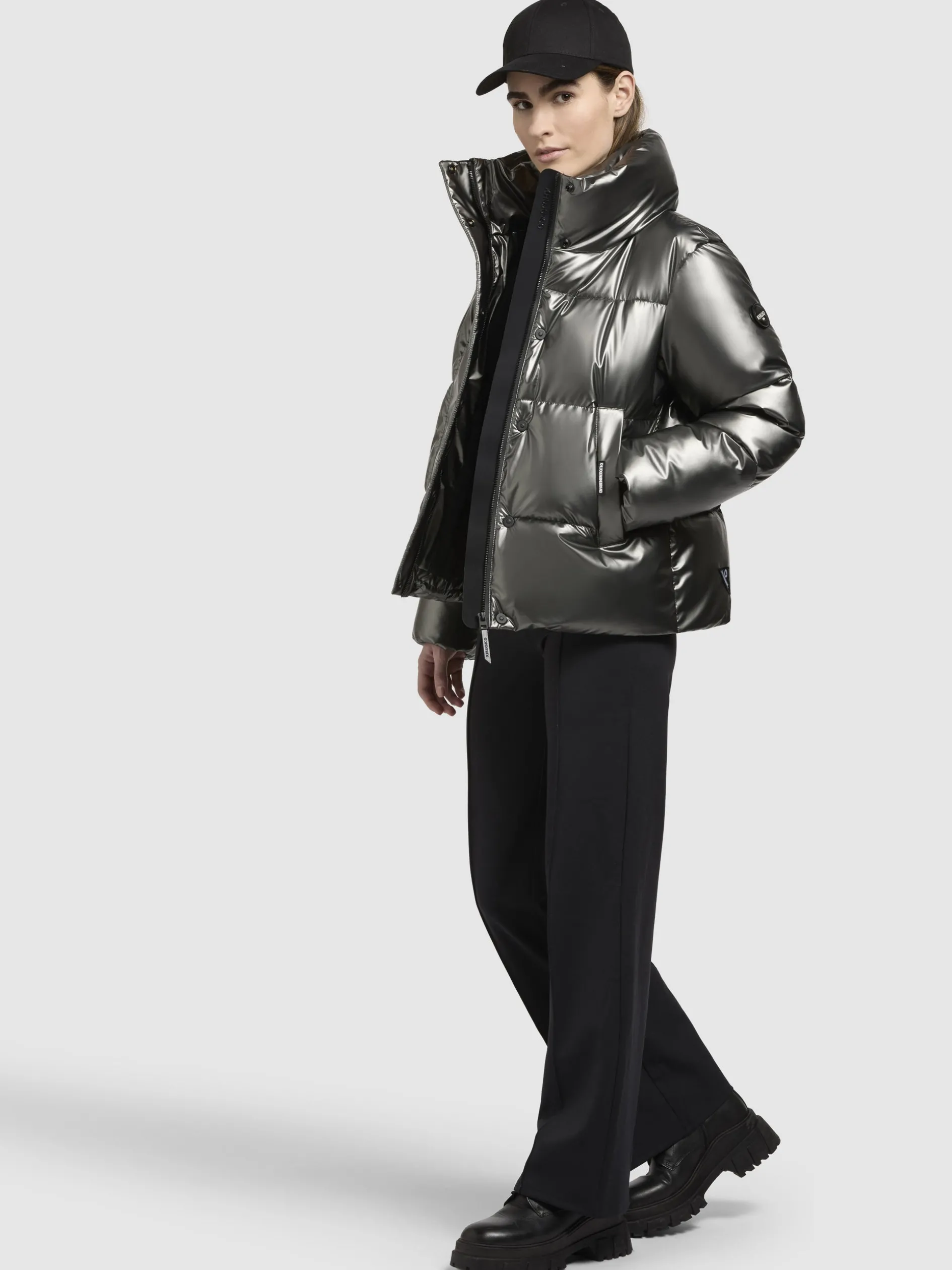 Jacke RINJA SHINY Grau