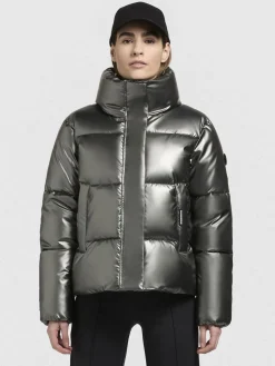Jacke RINJA SHINY Grau