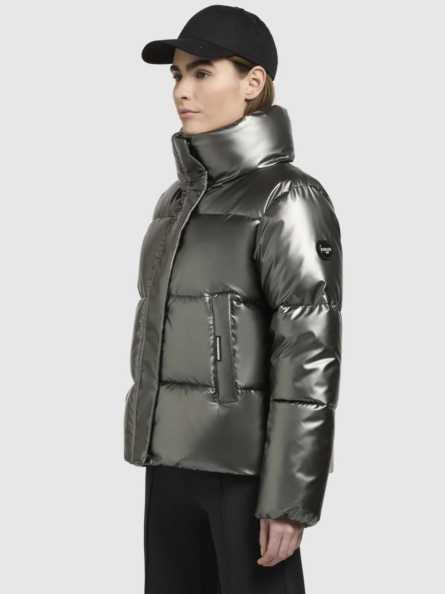Jacke RINJA SHINY Grau