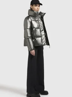 Jacke RINJA SHINY Grau