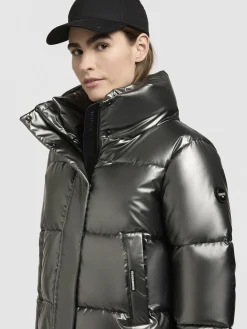 Jacke RINJA SHINY Grau