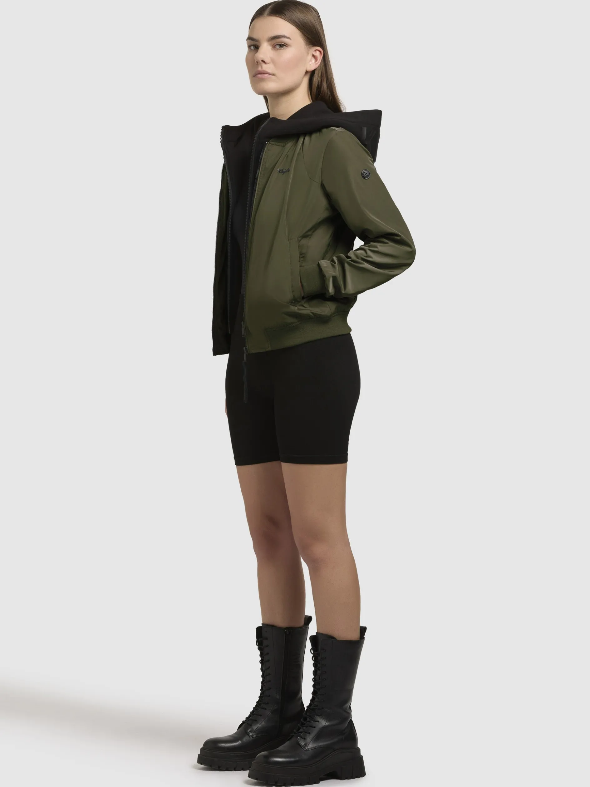 Jacke SEEAM Olivgrün