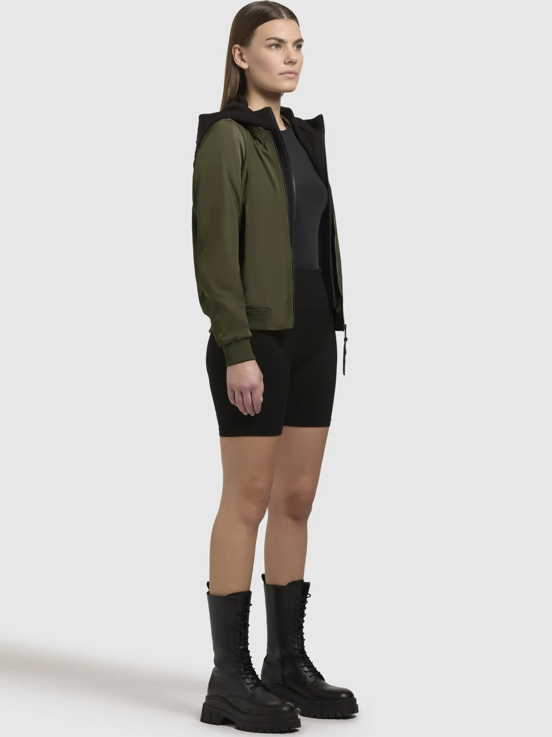 Jacke SEEAM Olivgrün
