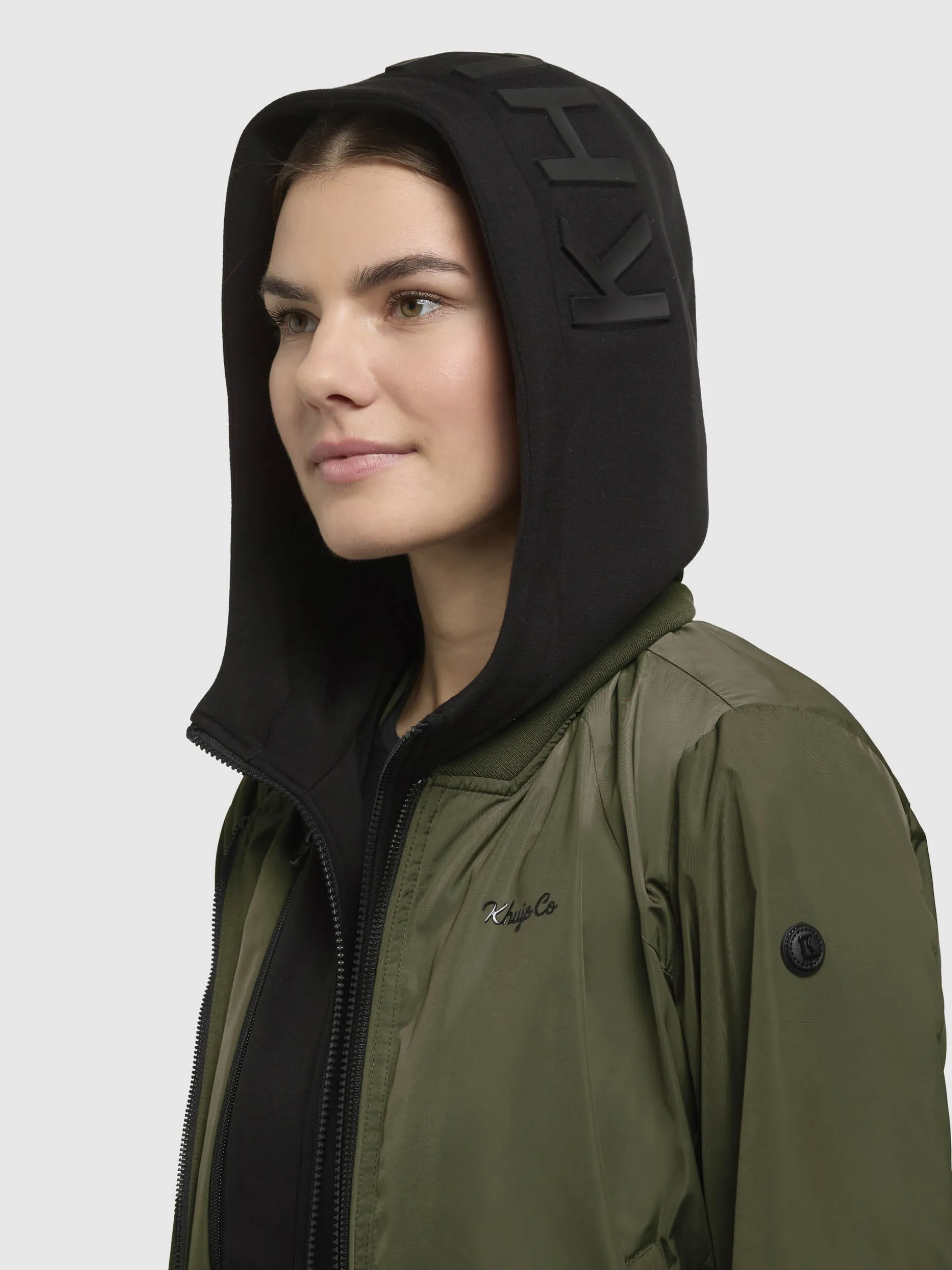 Jacke SEEAM Olivgrün