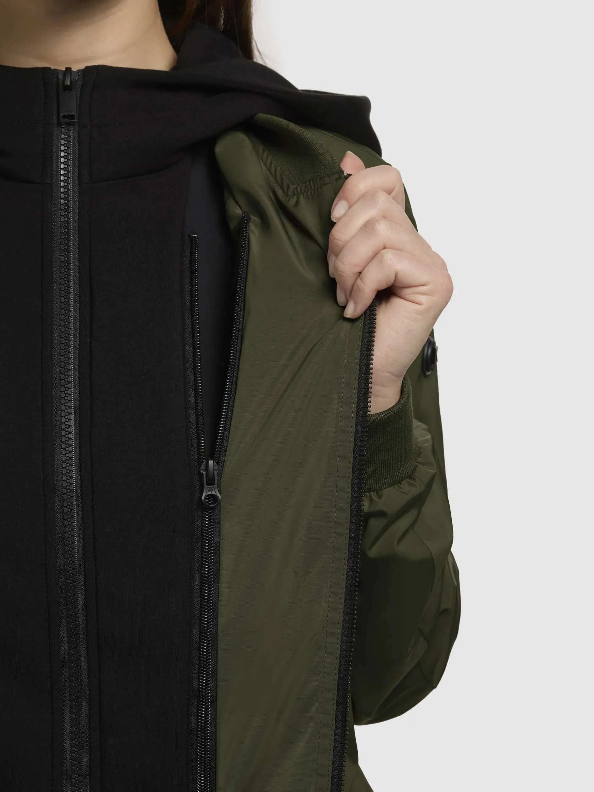 Jacke SEEAM Olivgrün