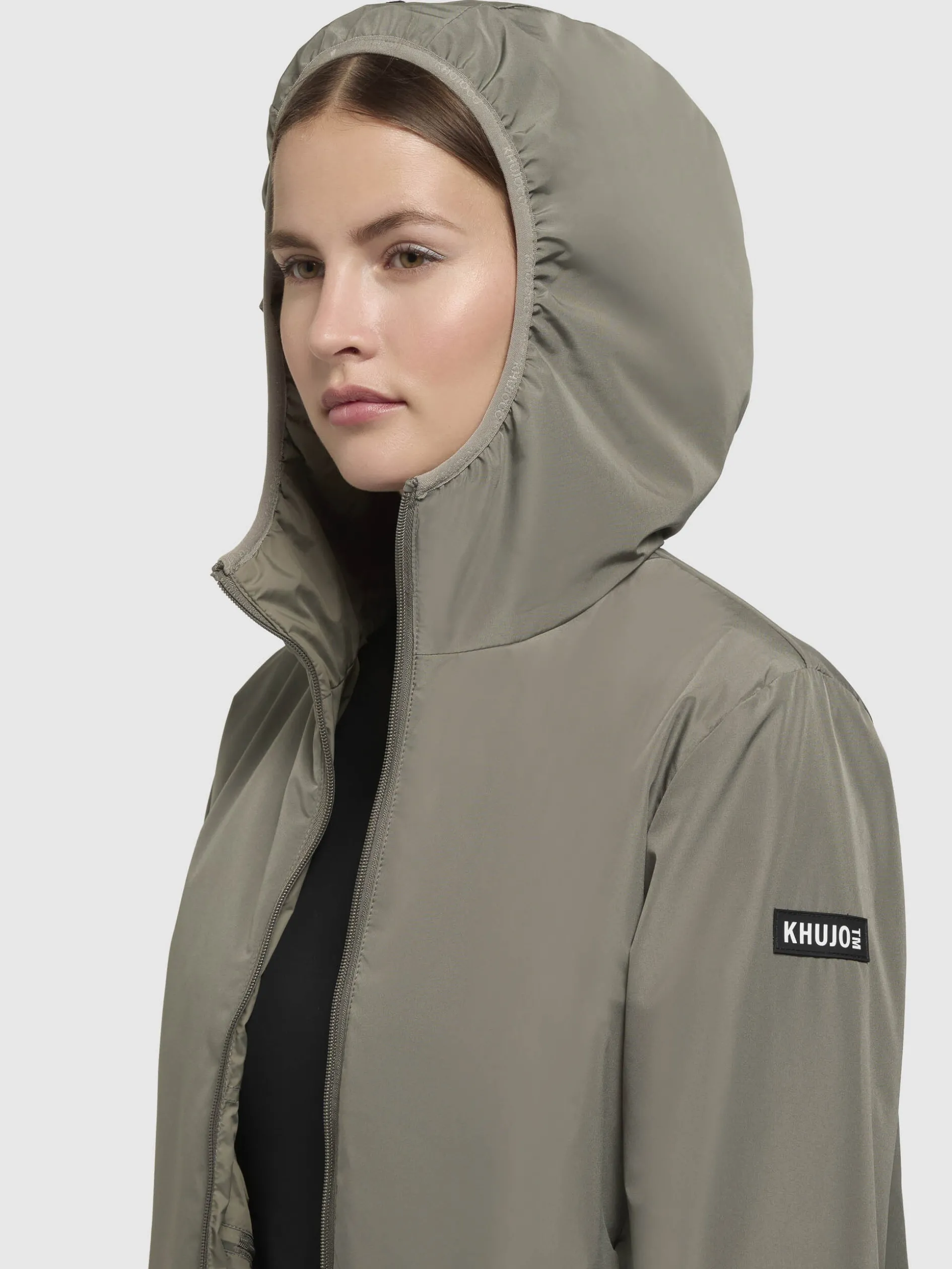 Jacke SHELLY Graugrün