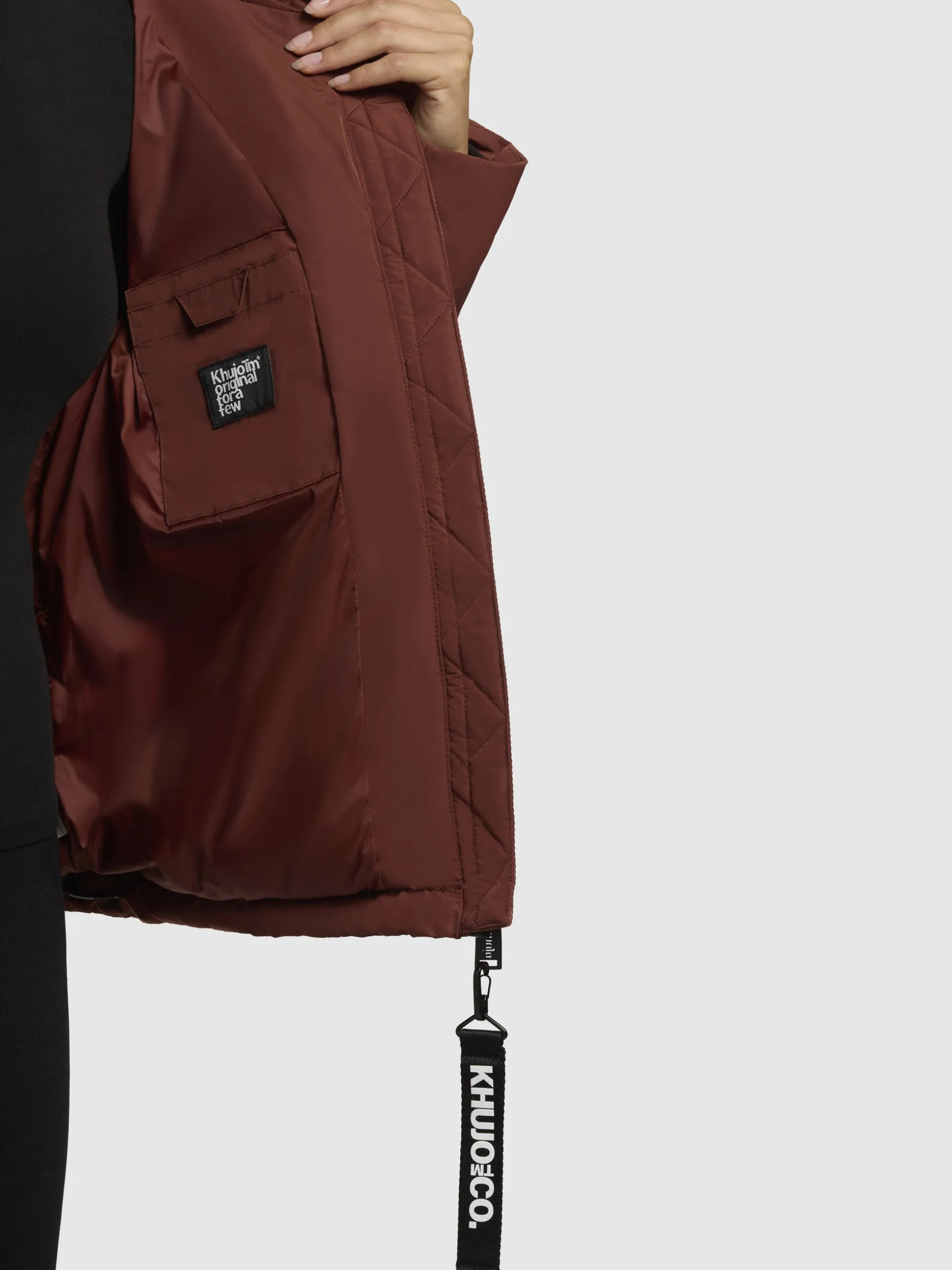 Jacke SUME Dunkelrot
