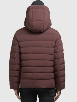 Jacke THENO Weinrot