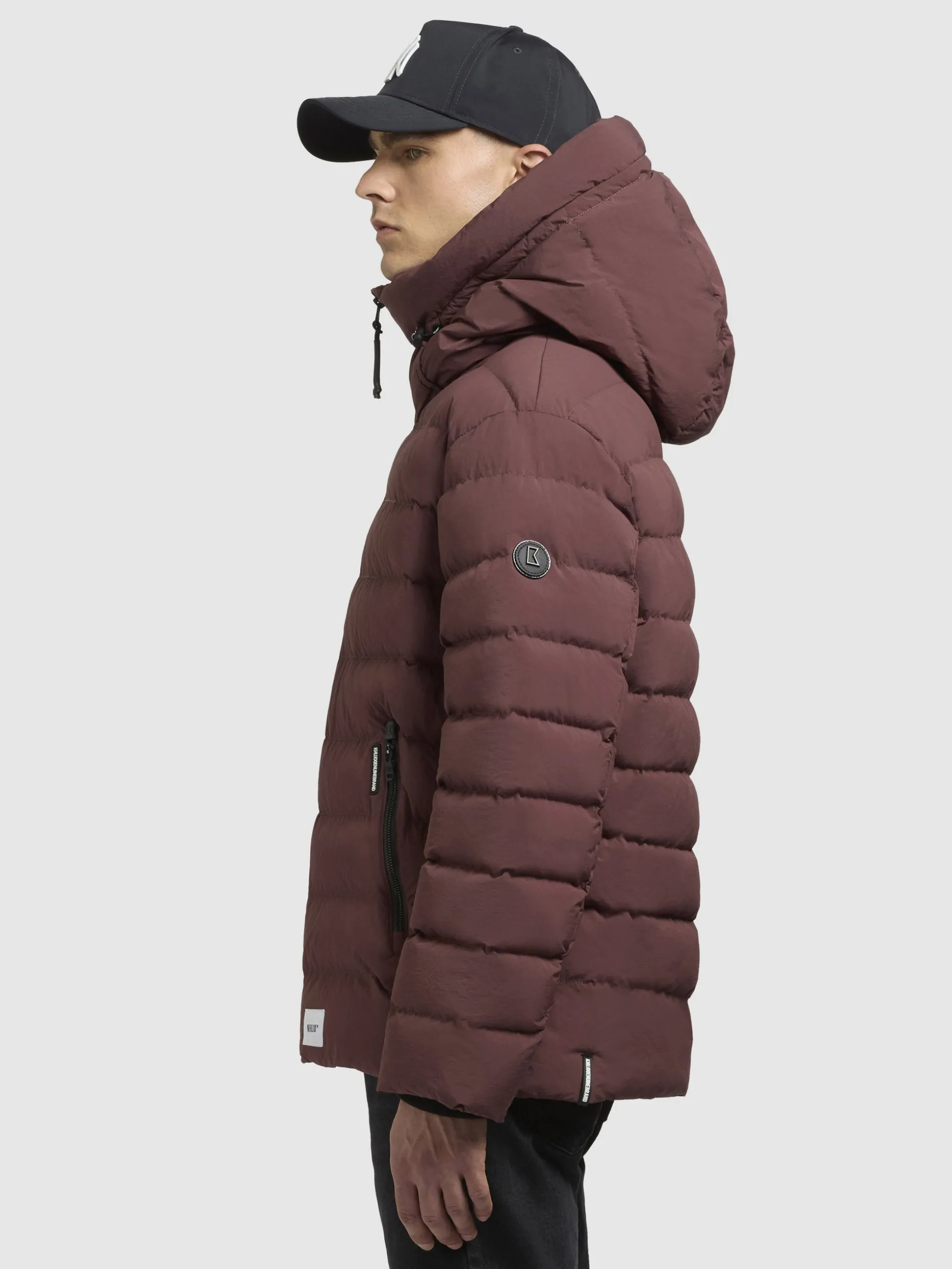 Jacke THENO Weinrot