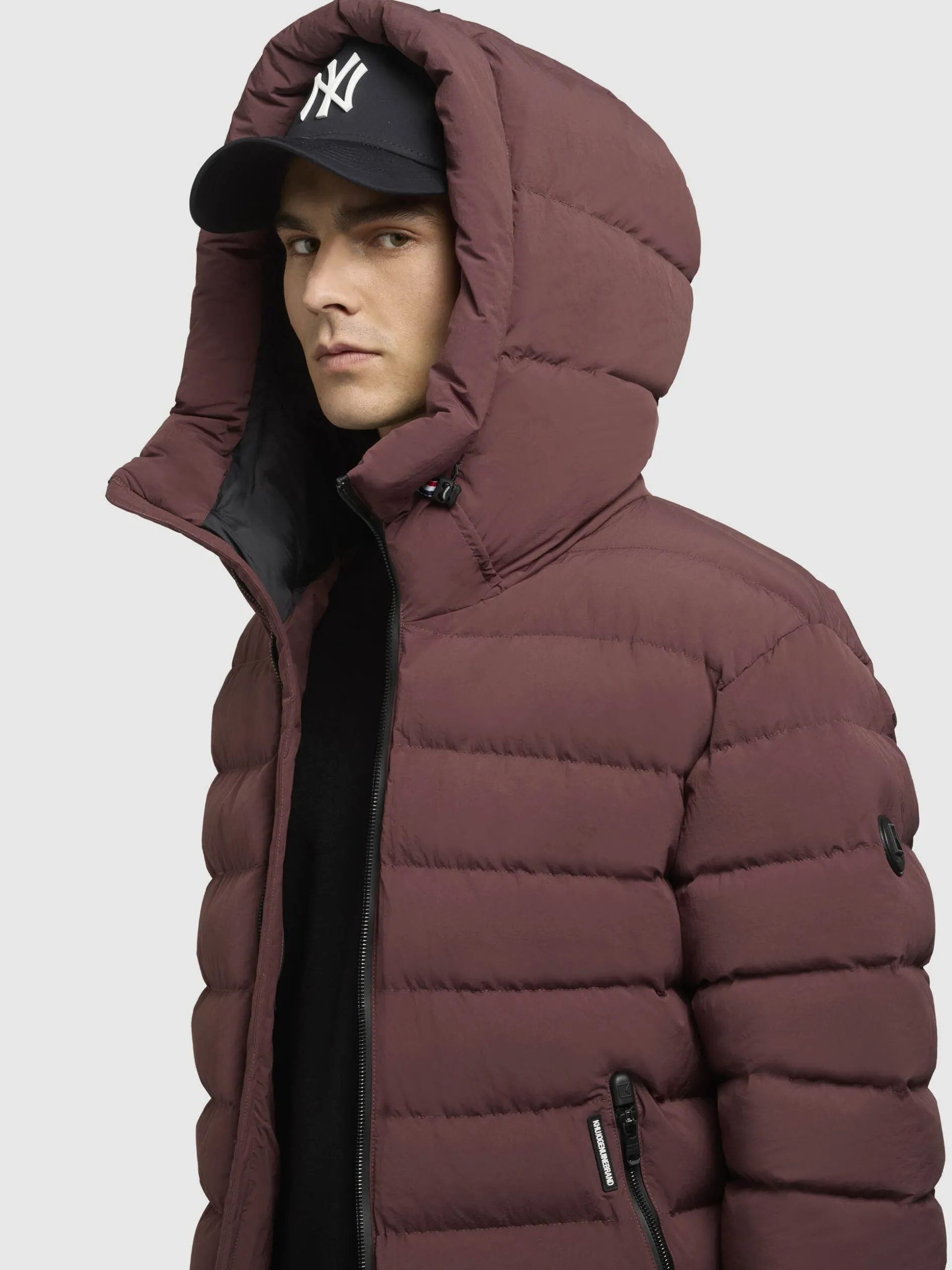 Jacke THENO Weinrot
