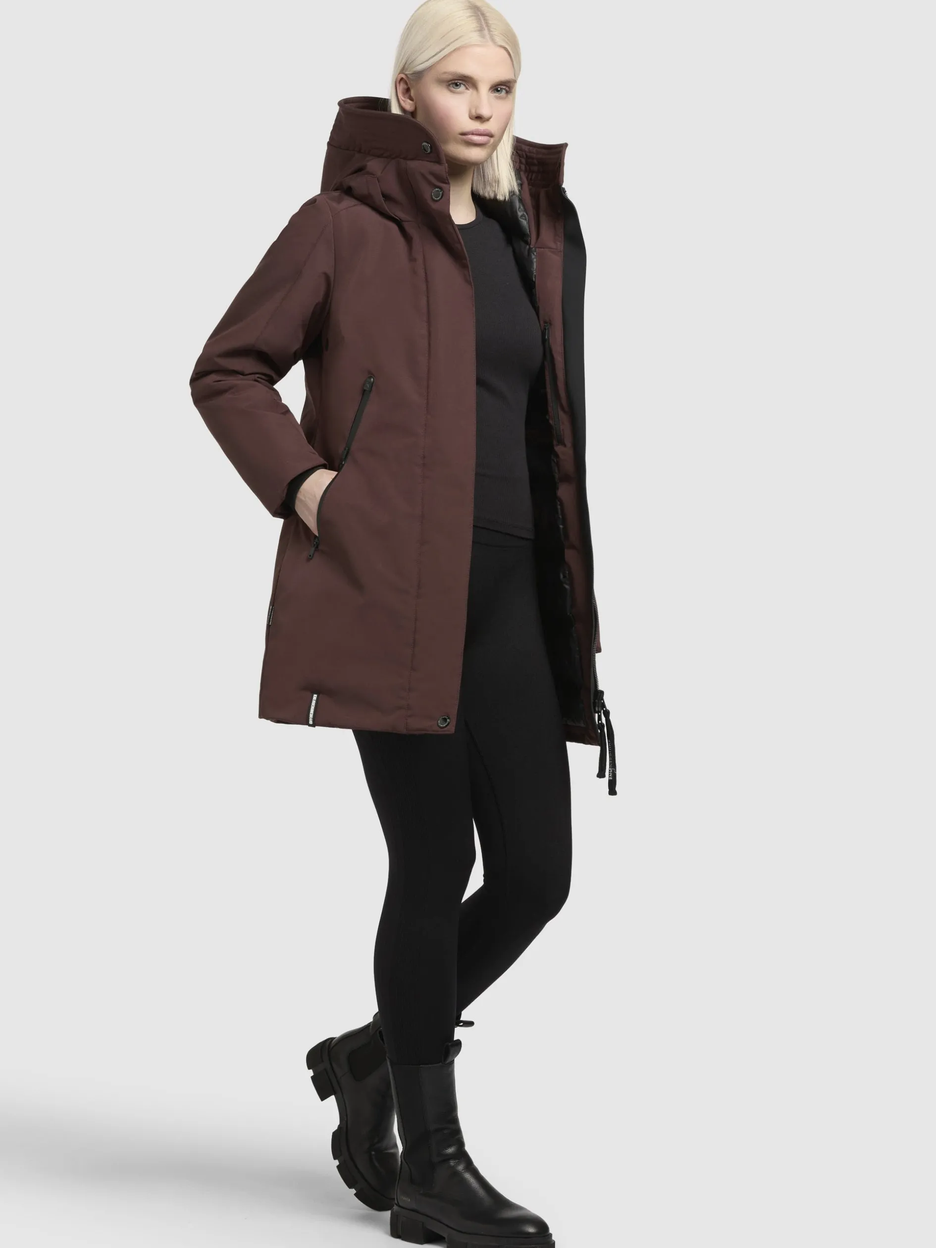 Jacke VIONA5 Dunkelrot