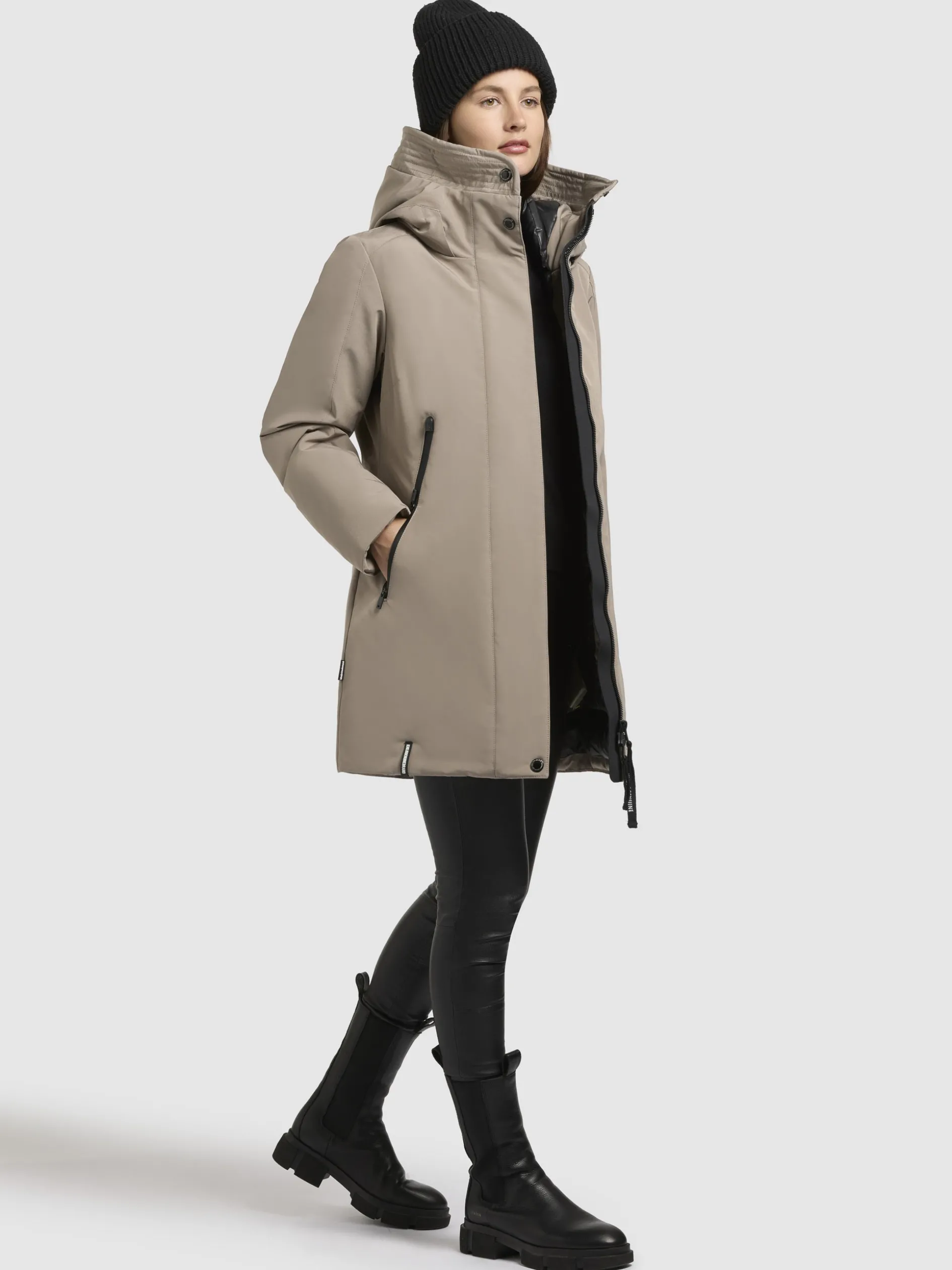 Jacke VIONA5 Graubeige