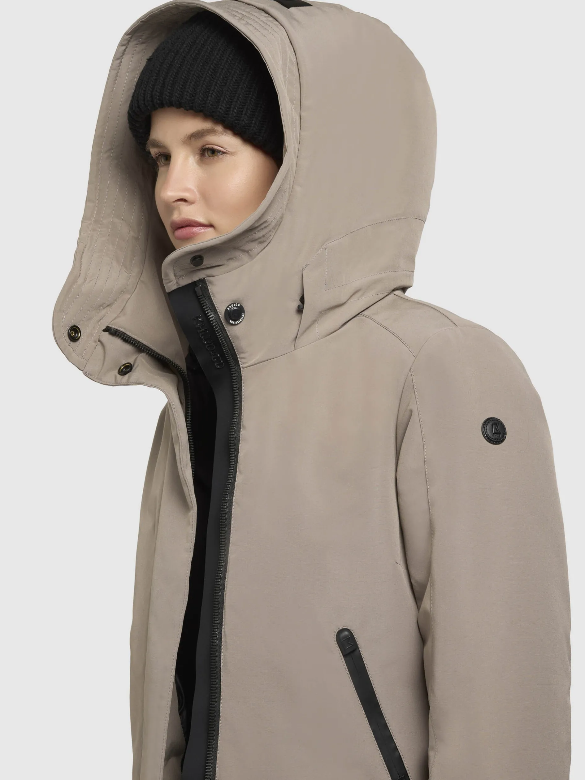 Jacke VIONA5 Graubeige