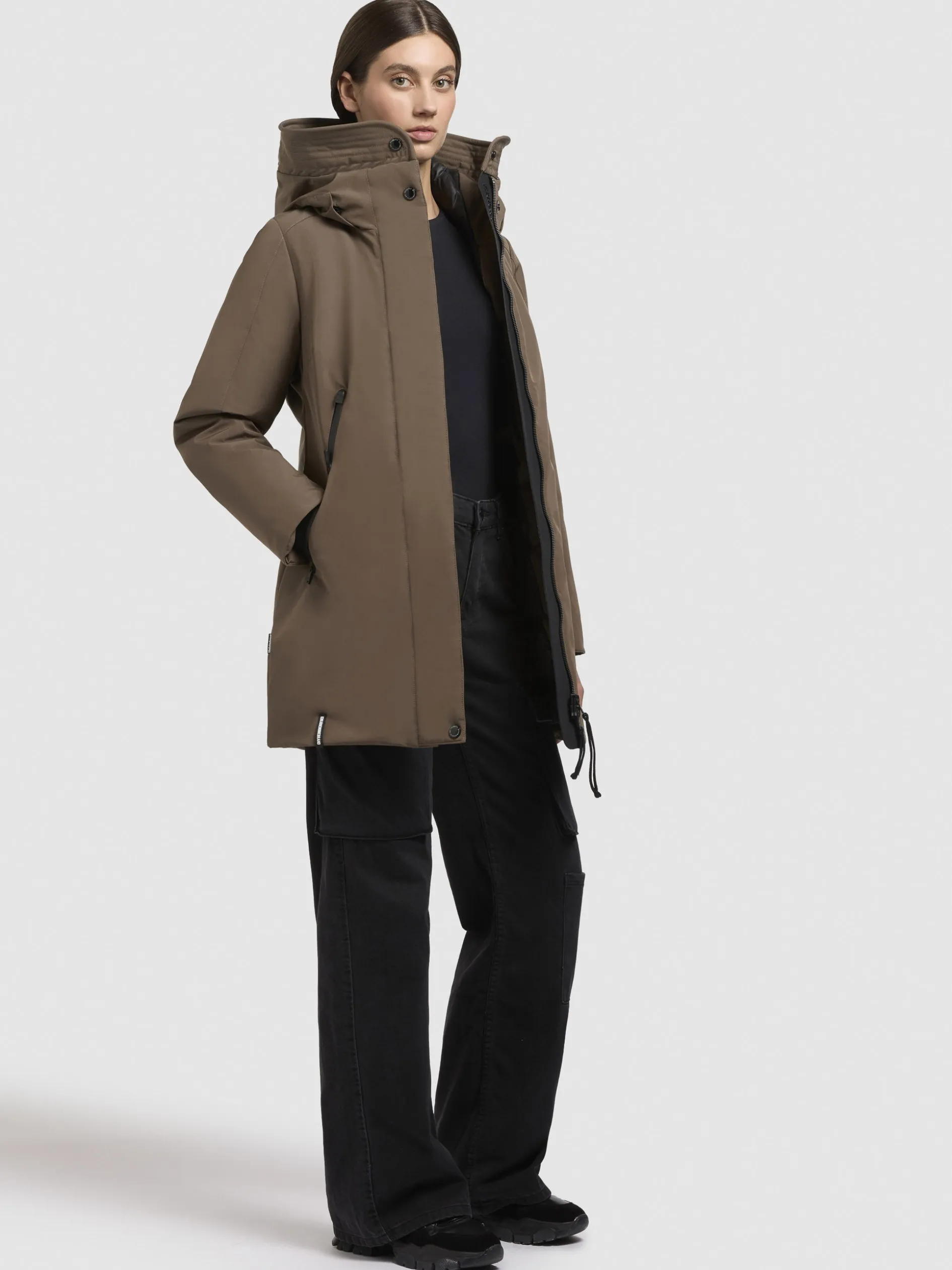 Jacke VIONA5 Taupe dunkel