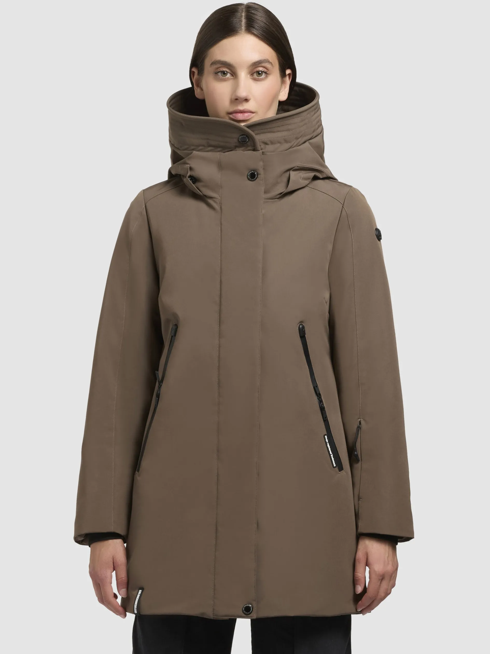 Jacke VIONA5 Taupe dunkel
