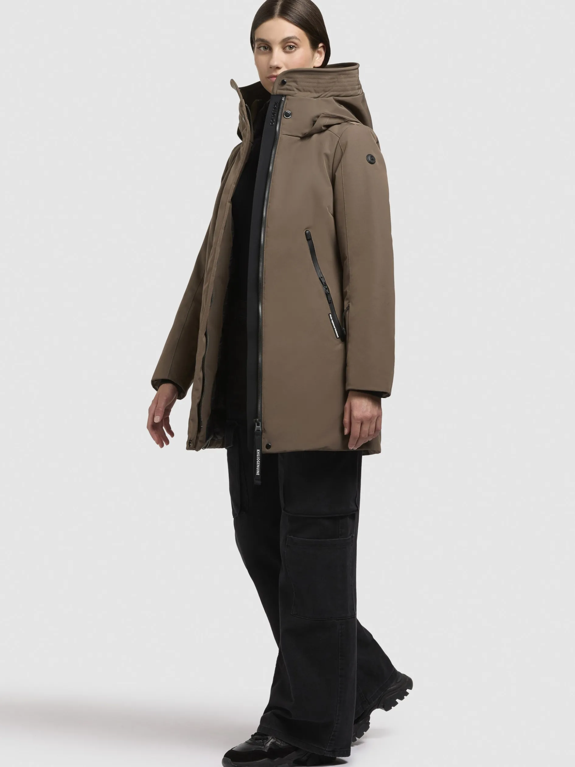 Jacke VIONA5 Taupe dunkel