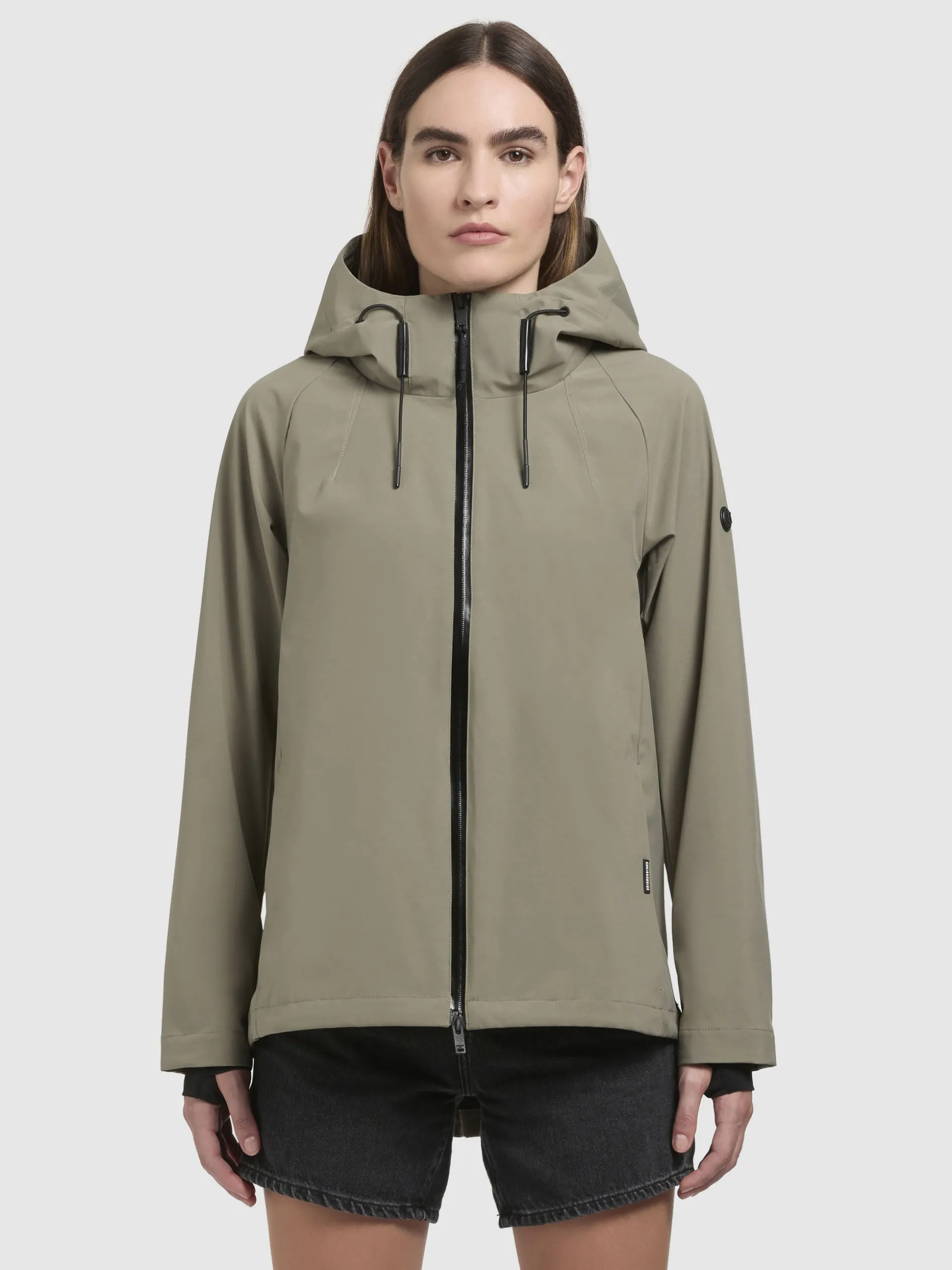 Jacke WOOM Graugrün